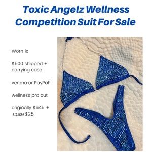 Toxic Angelz Wellness Competition Suit (medium sizing)